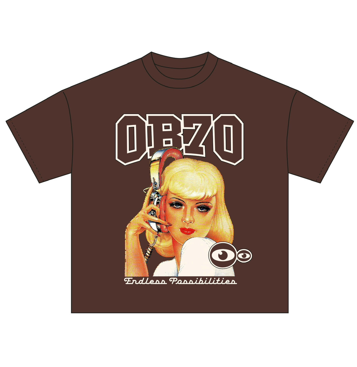 Hotline Girl T-shirt mock up