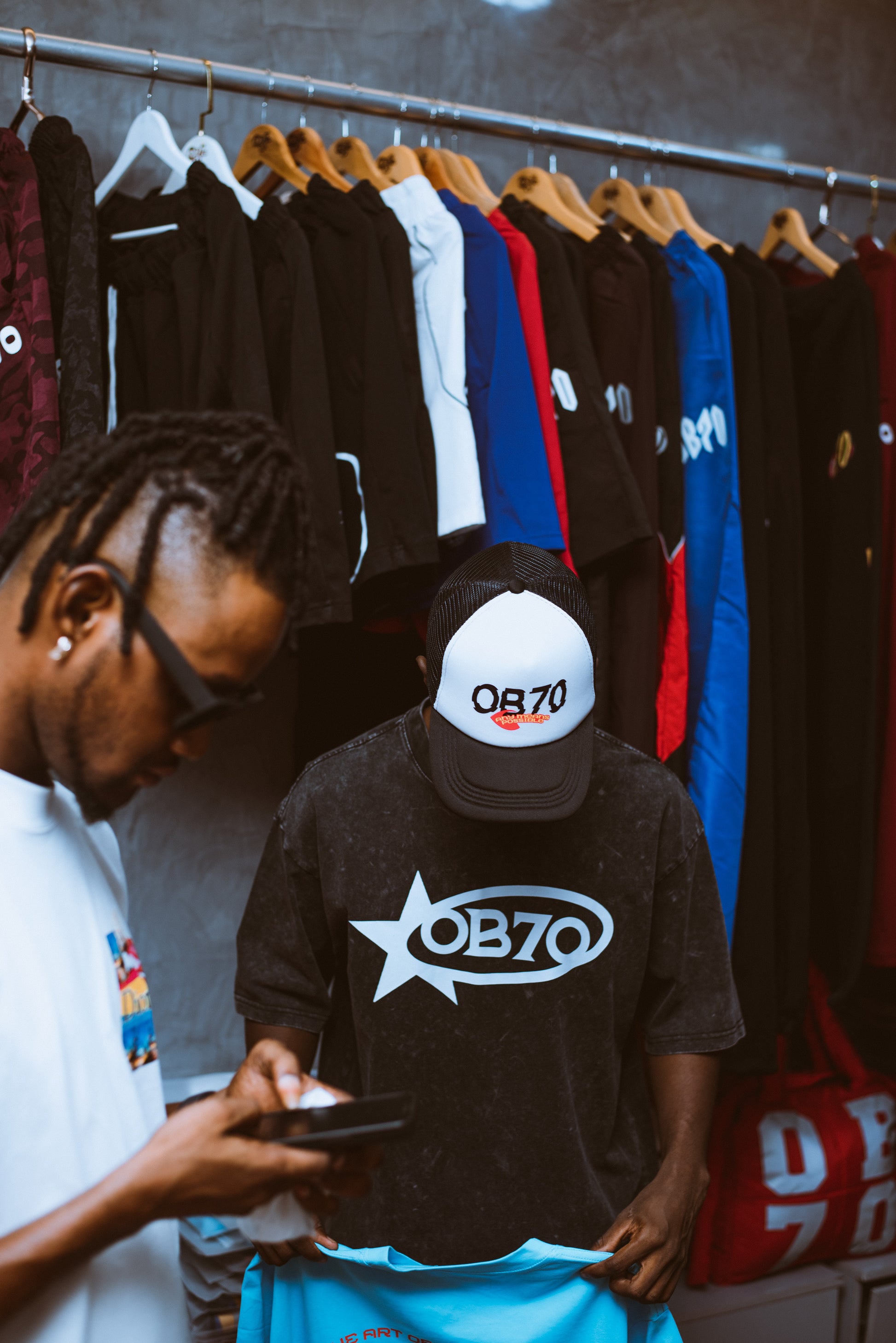 STONE WASH LOGO TEES