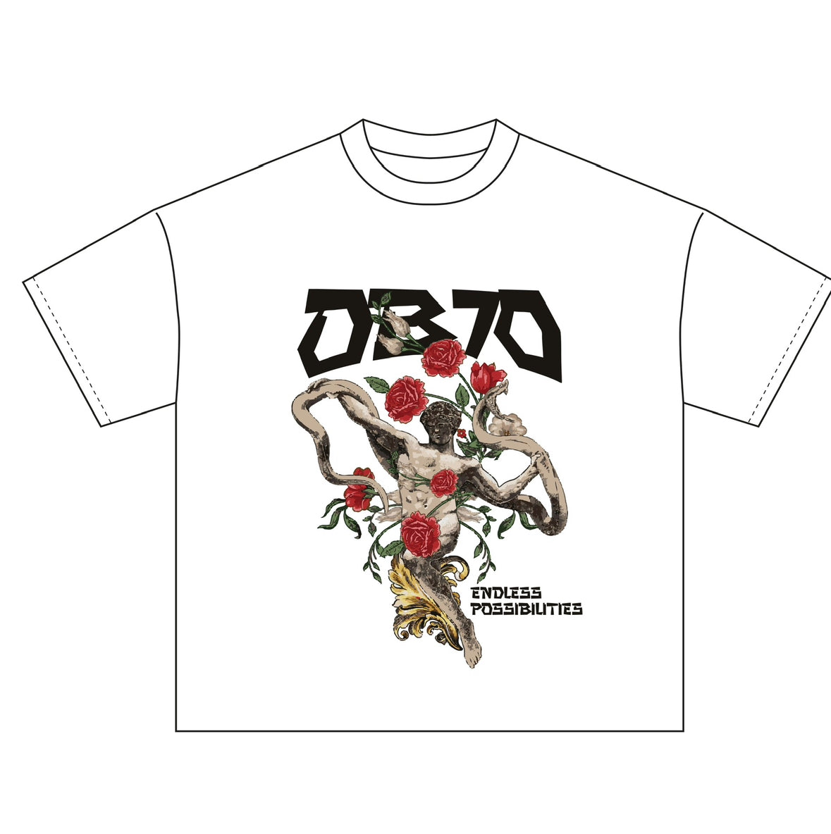 Rose Graphics T-shirt