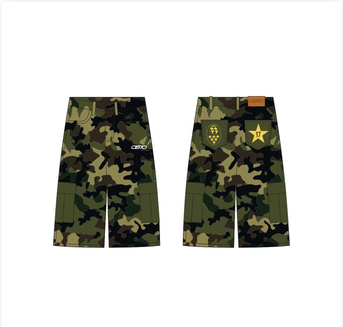 Camouflage Jort