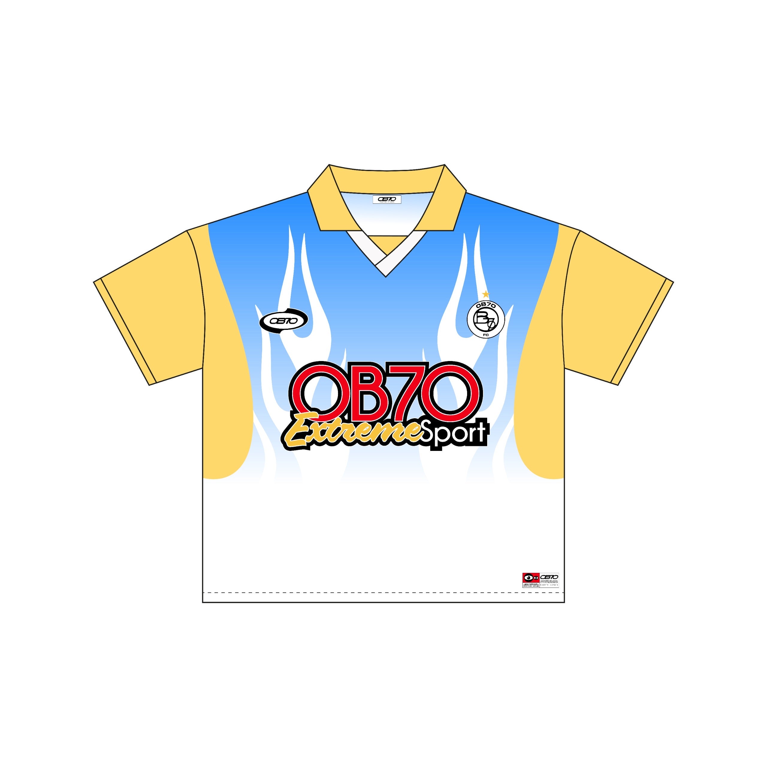 OB70 Extreme Sport Jersey [Yellow/White]