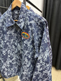 Blue Pixel Denim Jacket