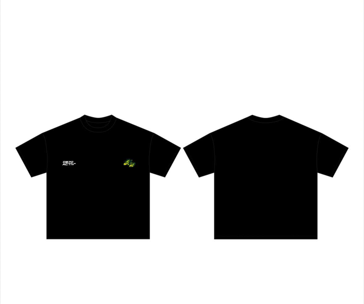 OB70 Active black T-shirt