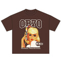 Hotline Girl T-shirt mock up