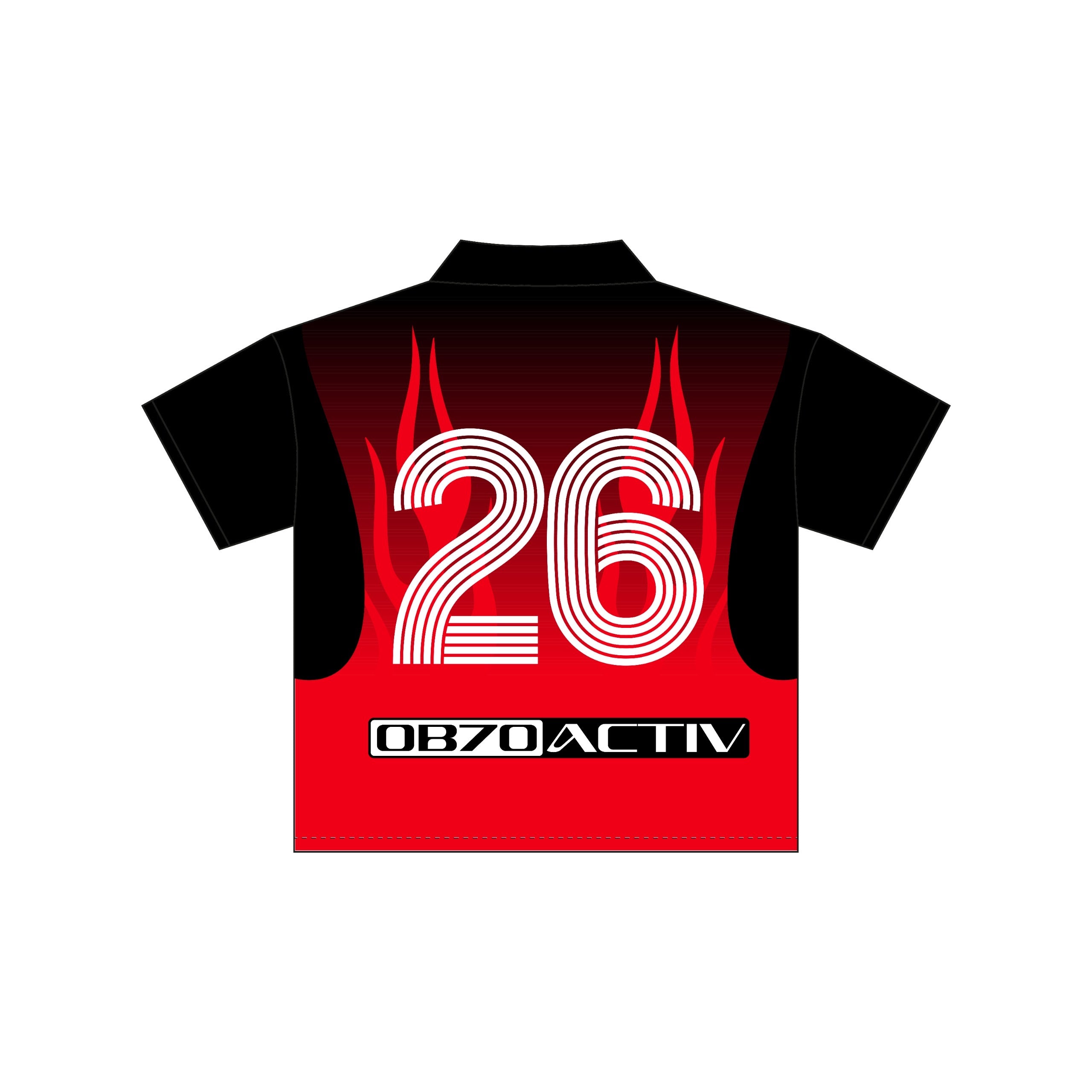 OB70 Extreme Sport Jersey [Black/Red]