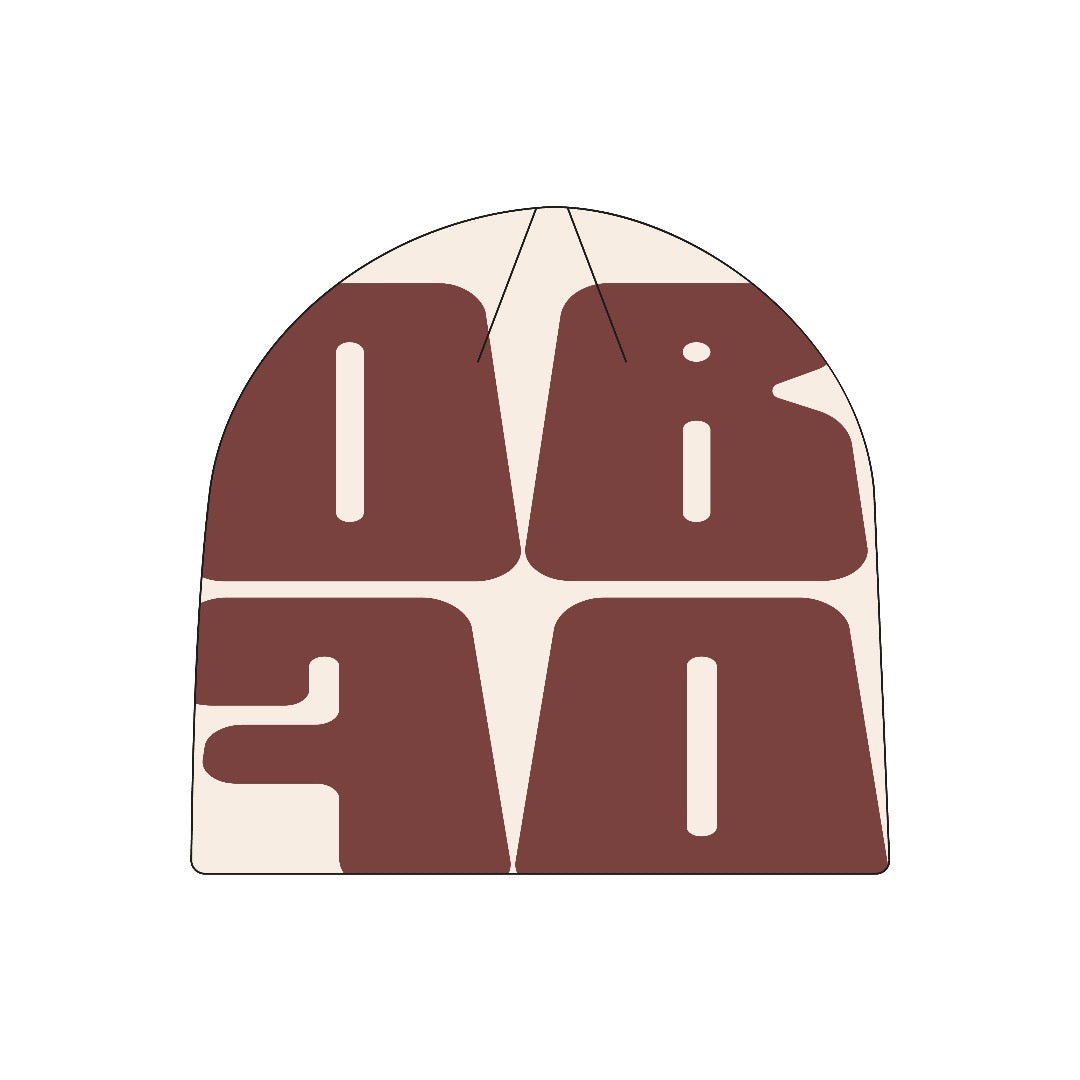 OB70 Logo Crème Beanie