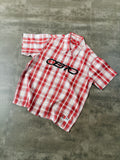 OB70 Plaid Boxy Shirt (Wine)