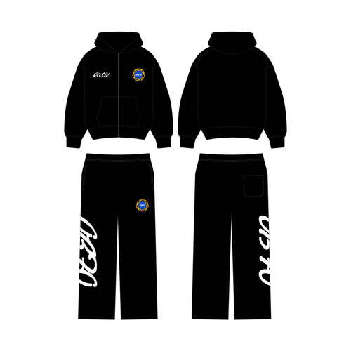 Active Black Tracksuit