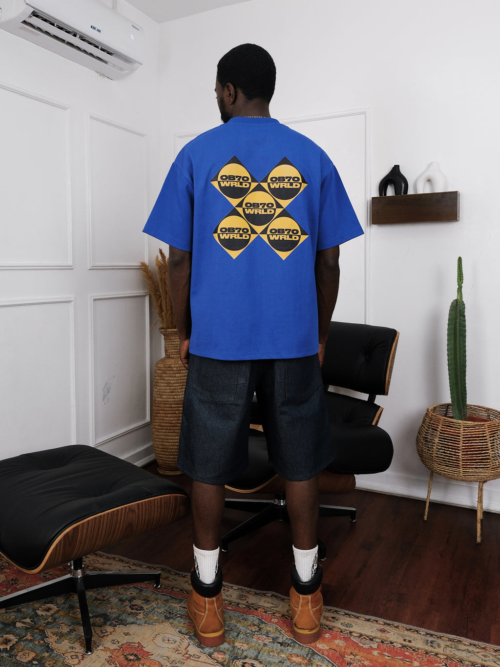 OB70 WRLD T-shirt (Blue)