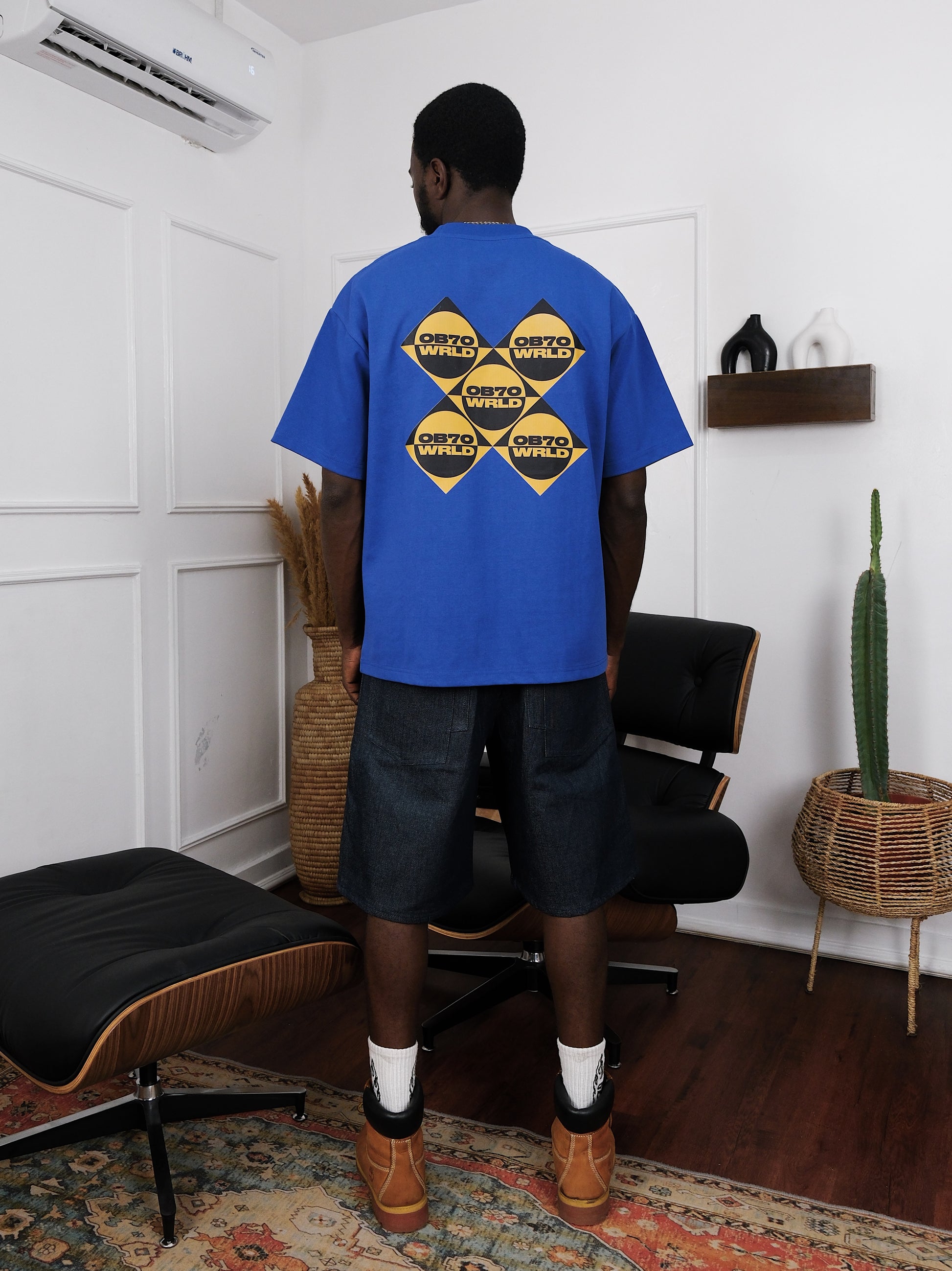 OB70 WRLD T-shirt (Blue)