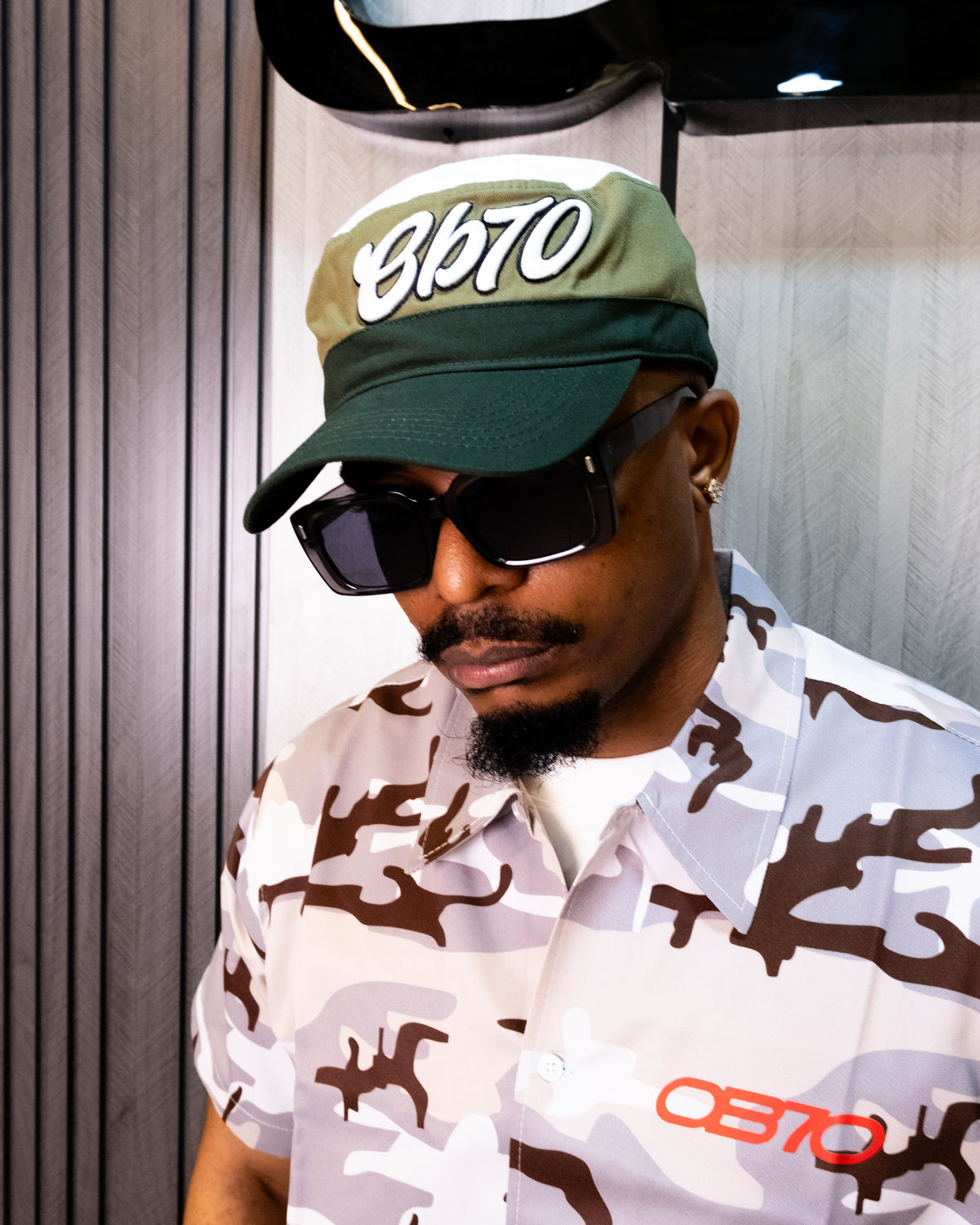 OB70 Cadet Flat Panel Cap — Olive
