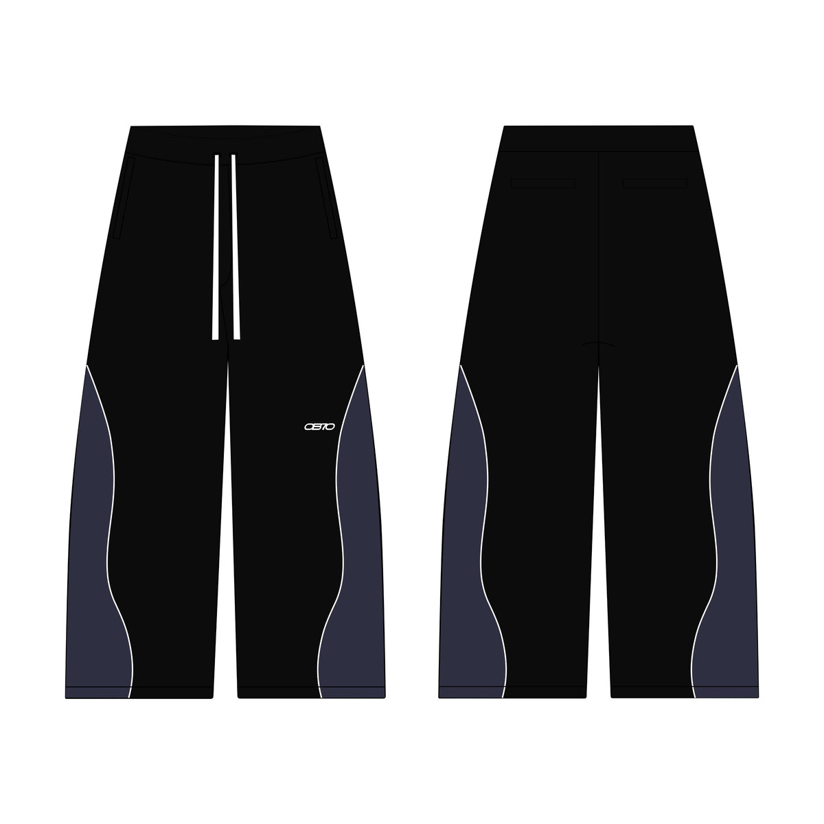 OB70 Dual-Tone Joggers (Black)