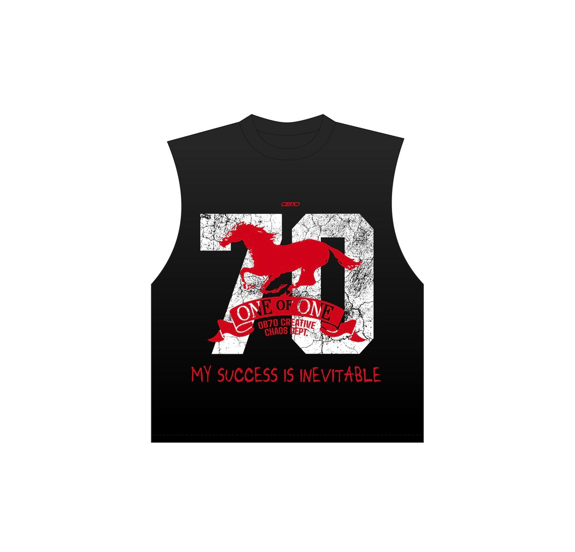 OB70 One of One Sleeveless T-shirt [Black]