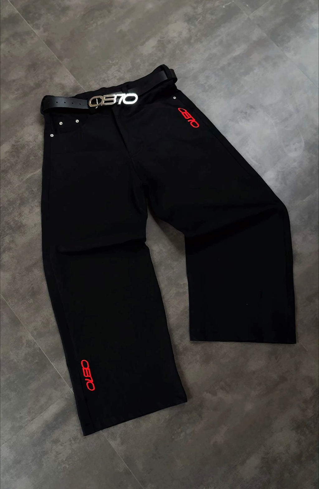 OB70 Blackout Baggy Denim Pant