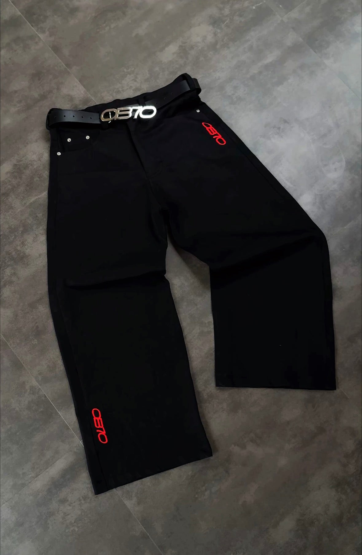 OB70 Blackout Baggy Denim Pant