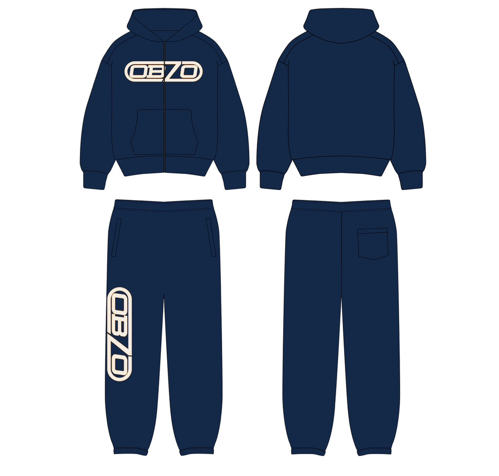 Moon Light Double Zipper Tracksuit