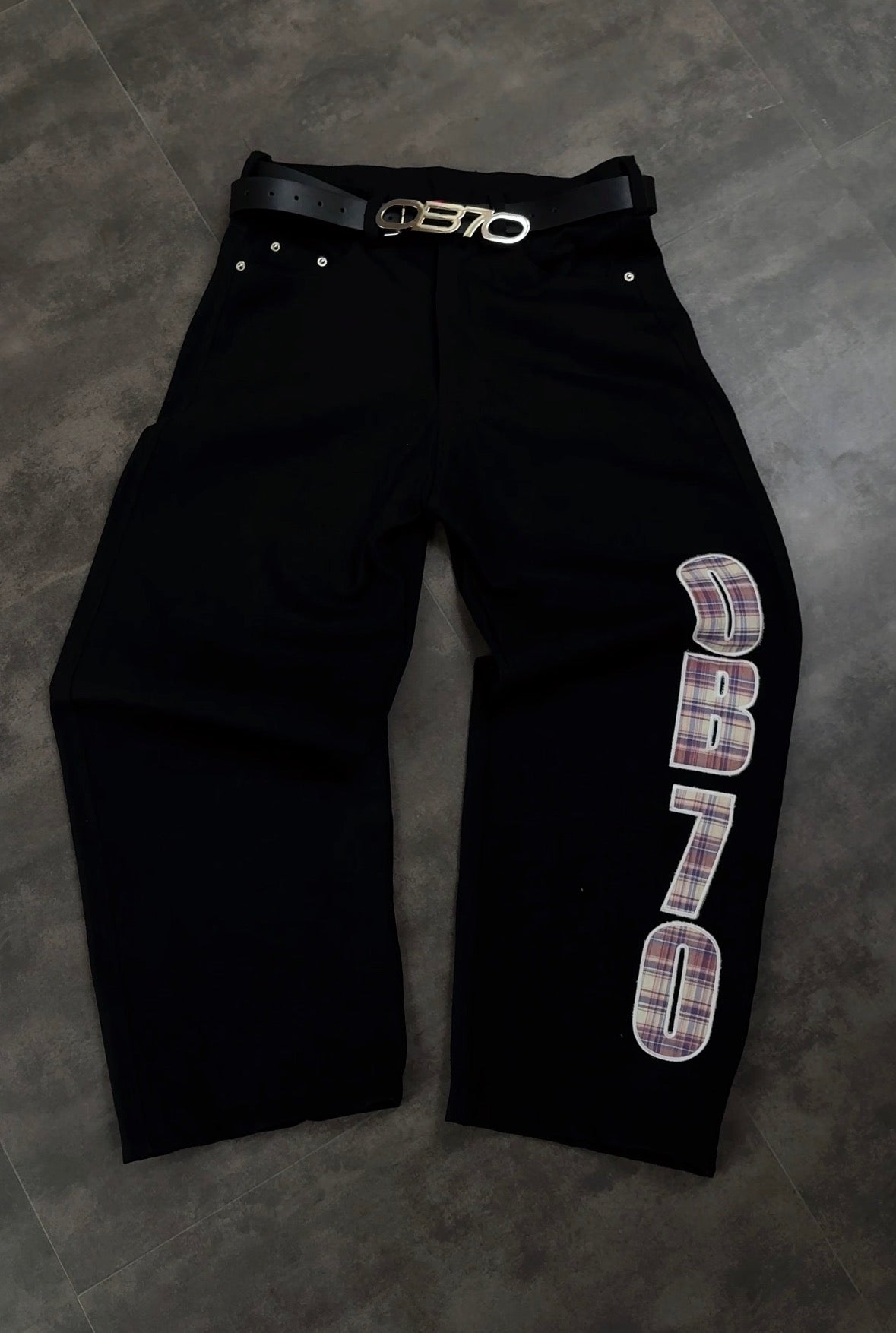 OB70 Checkers Logo Jean