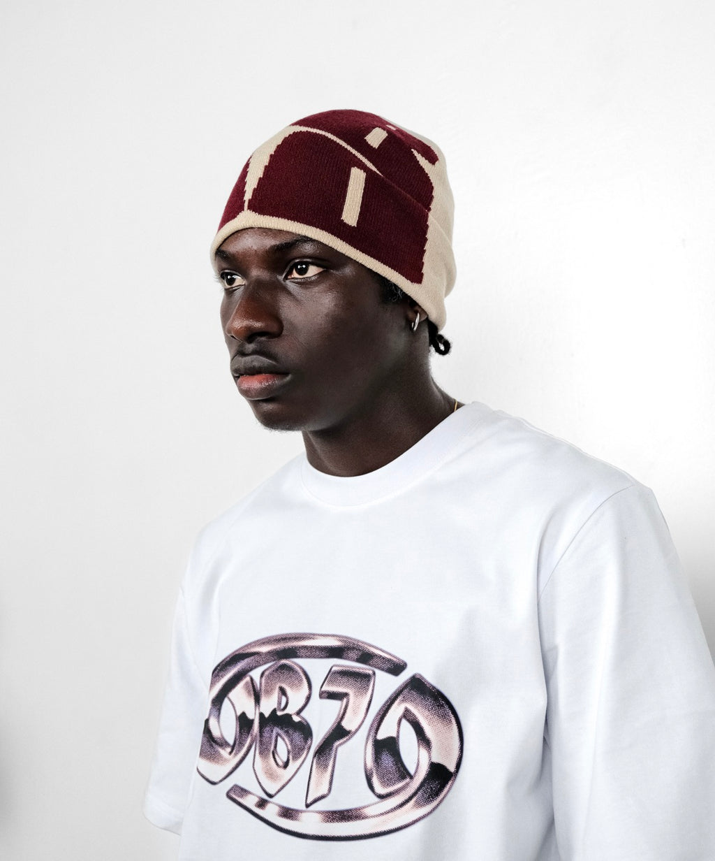 OB70 Logo Crème Beanie