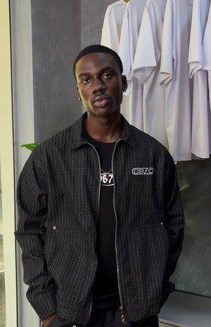 Long Sleeve Logo Jacket (Black)