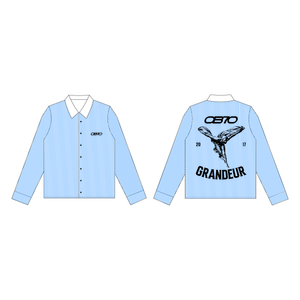 OB70 Grandeur Boxy Shirt (Blue Stripe)