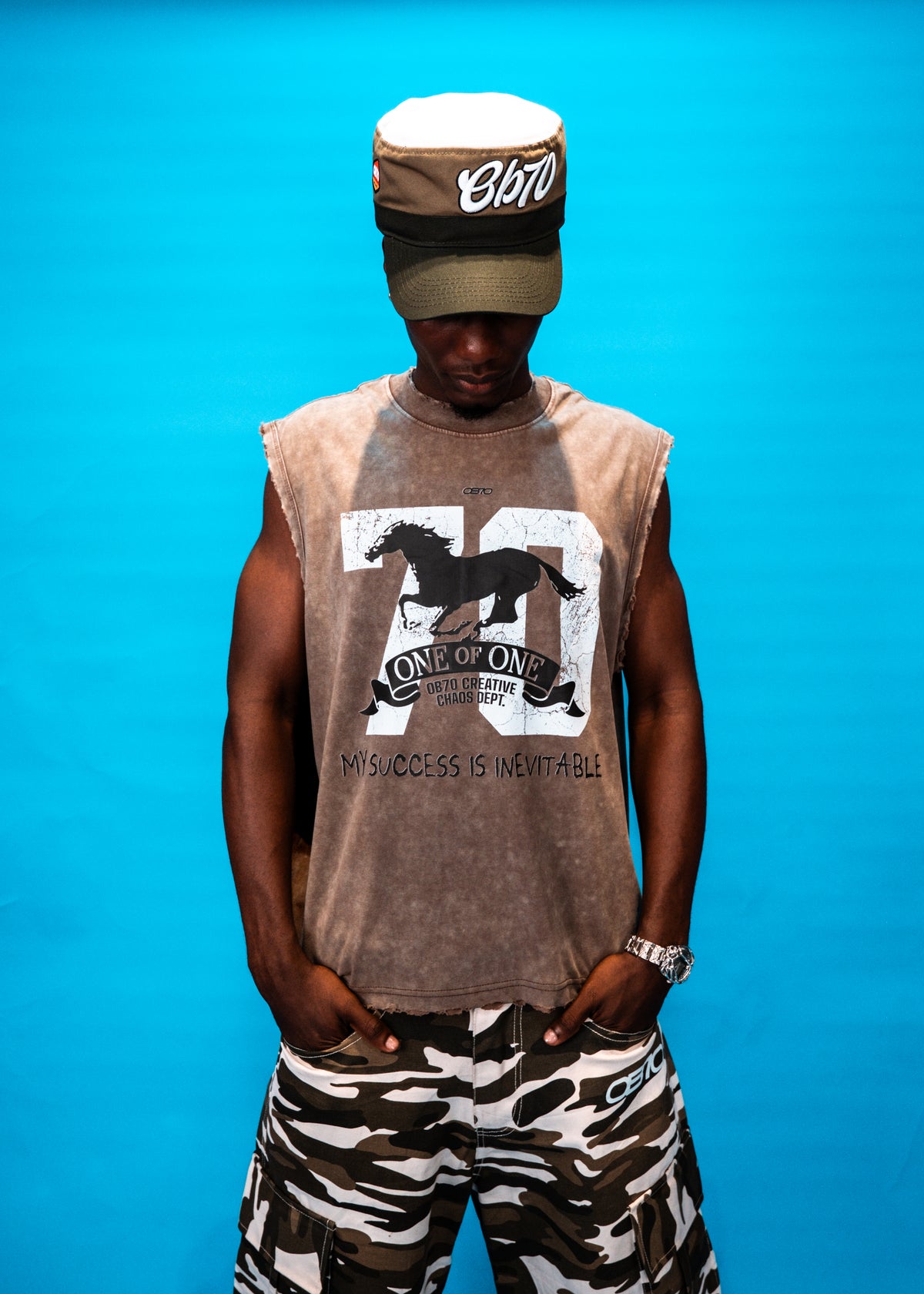 OB70 One of One Sleeveless T-shirt [Green]
