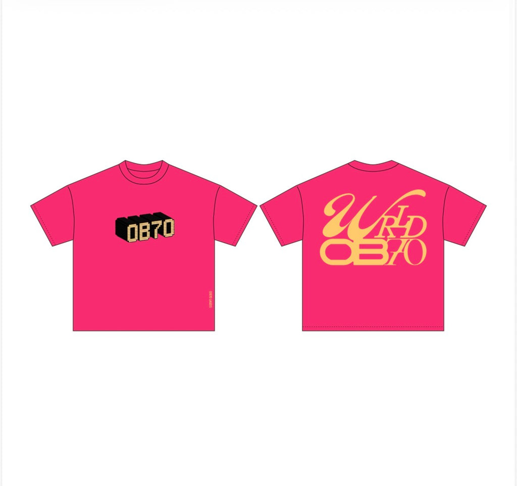 OB70 WRLD T-shirt (Pink)