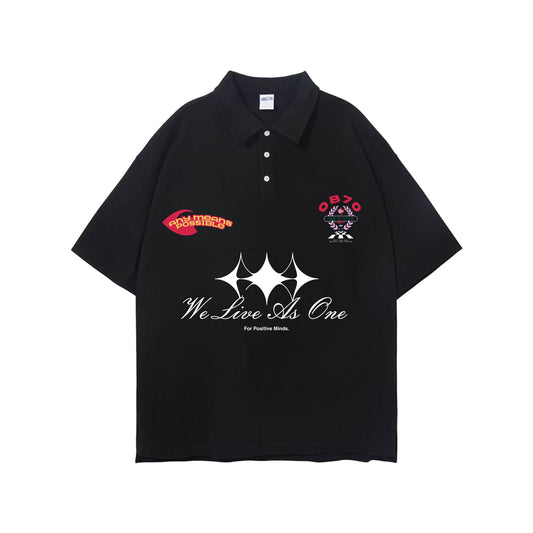 ANY MEANS POSSIBLE POLO SHIRT