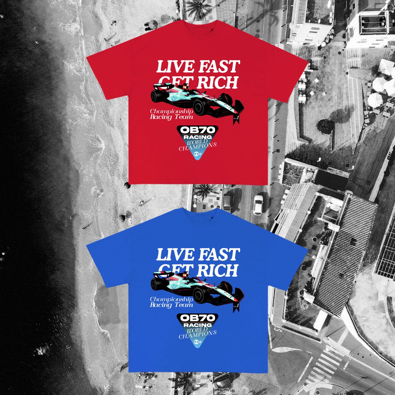 Live Fast Get Rich Tee