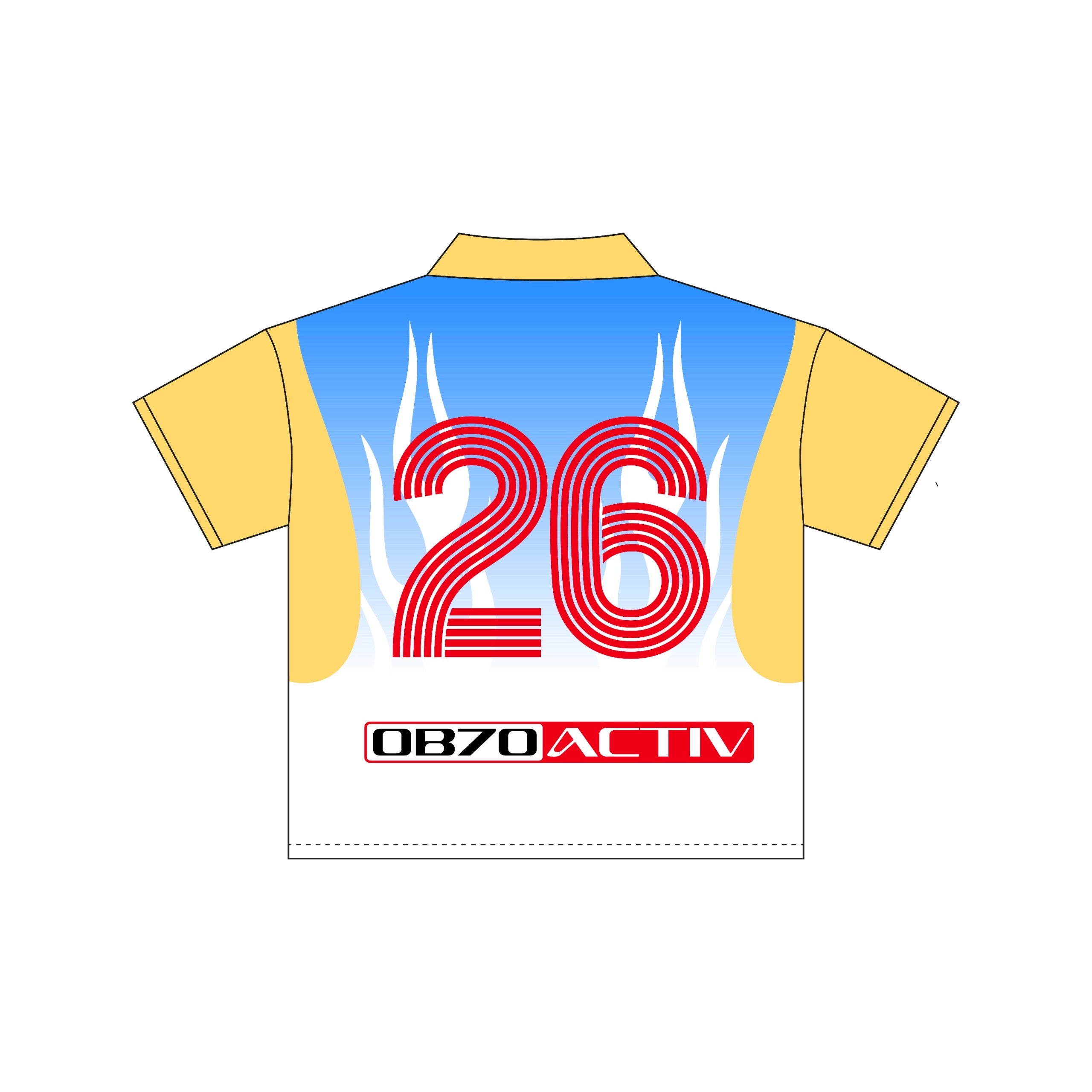 OB70 Extreme Sport Jersey [Yellow/White]